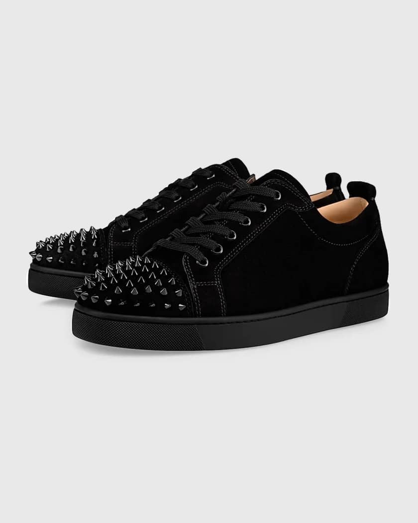 Men's Louis Junior Spikes Leather Low-Top Sneakers