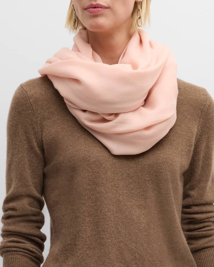 Loro Piana Jacquard Cashmere Maxi Stole | Neiman Marcus