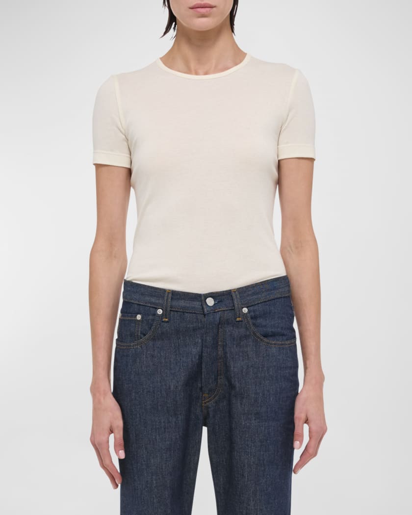Classic Short-Sleeve Rib Tee