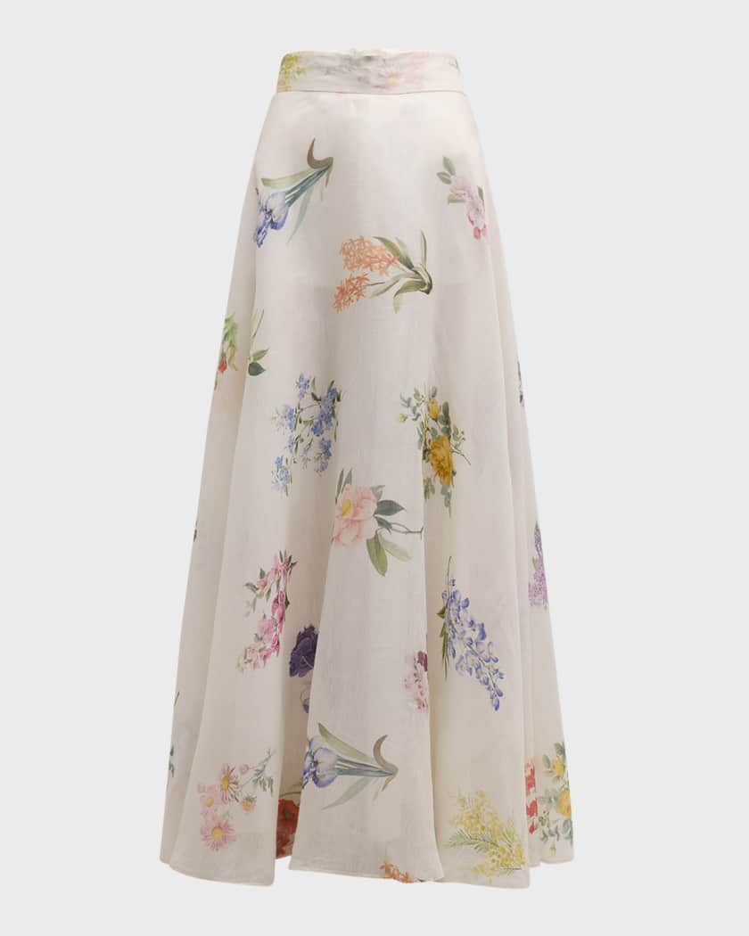 Zimmermann Natura Floral Maxi Skirt Neiman Marcus