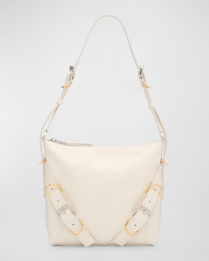 Givenchy Small Voyou Buckle Shoulder Bag in Leather Neiman Marcus