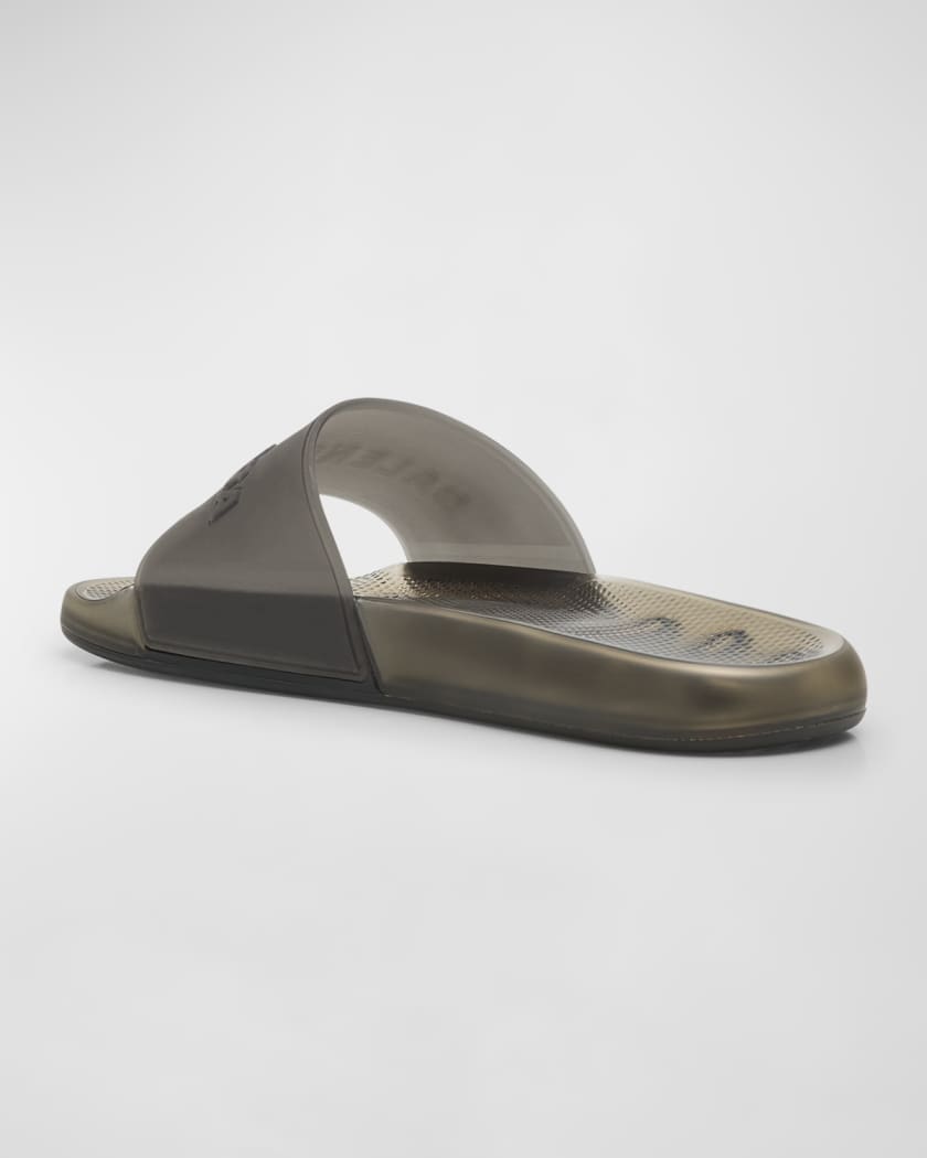 Men's Transparent Pool Slide Sandals