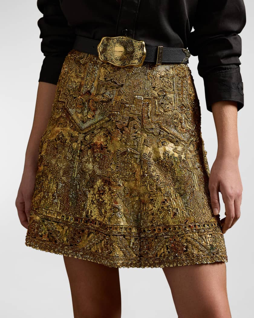 Kathleen mini wrap skirt hotsell