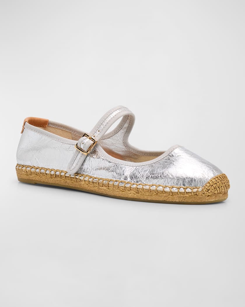 Tory burch silver espadrilles online