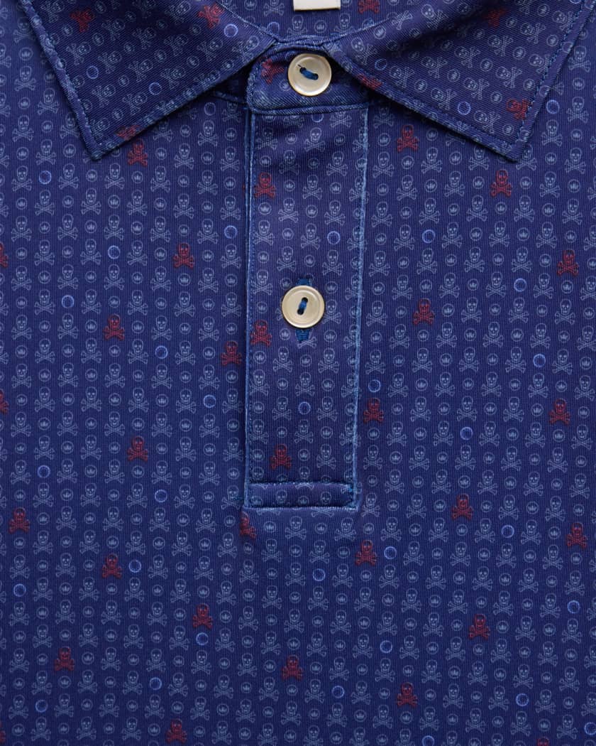 peter millar skulls polo