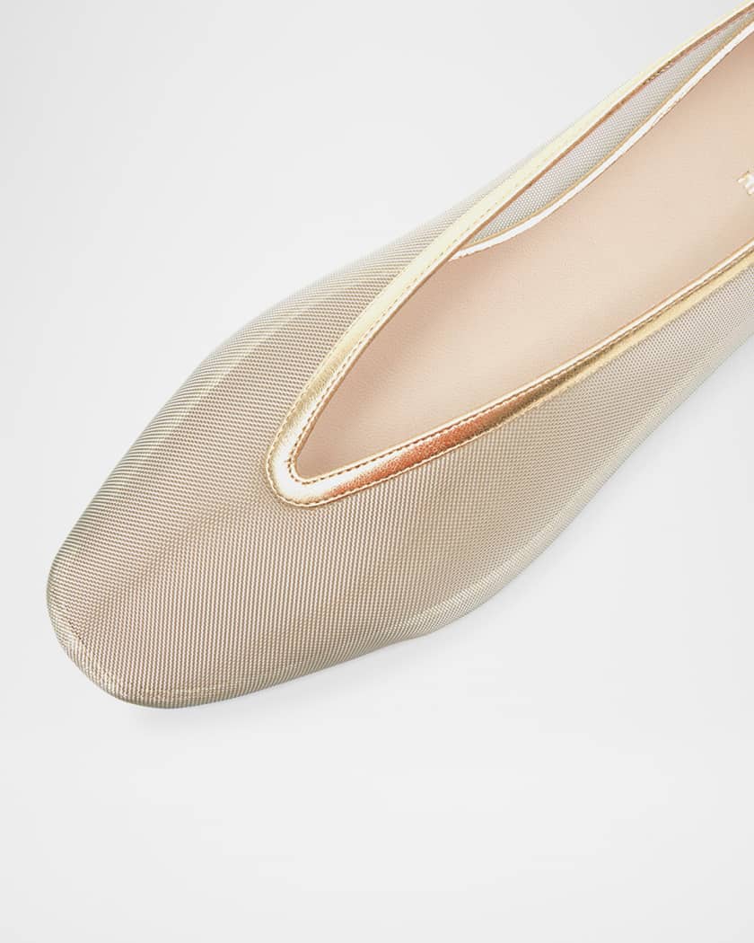Luna Mesh Ballerina Flats