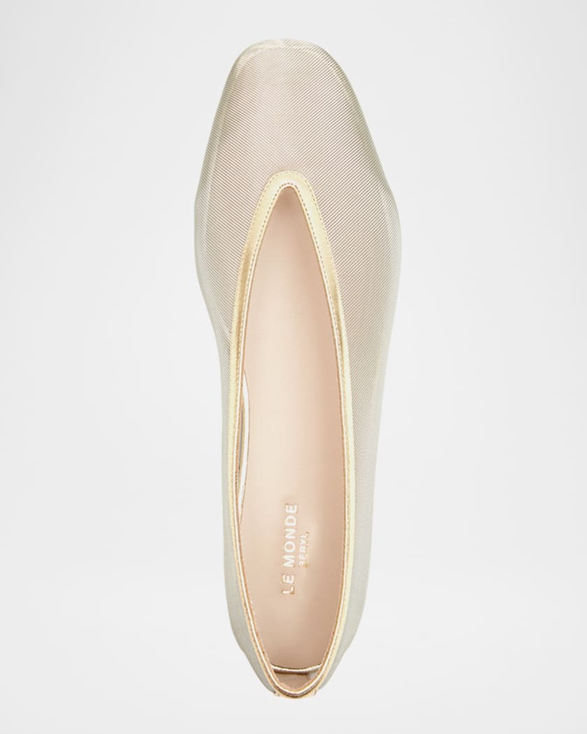 Luna Mesh Ballerina Flats