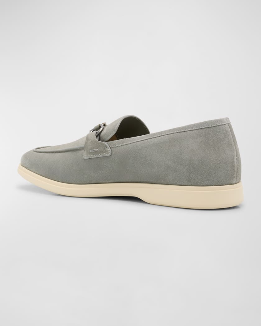 Men's Cosimo Leather Gancini Bit Loafers