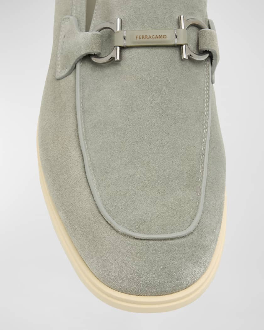 Men's Cosimo Leather Gancini Bit Loafers