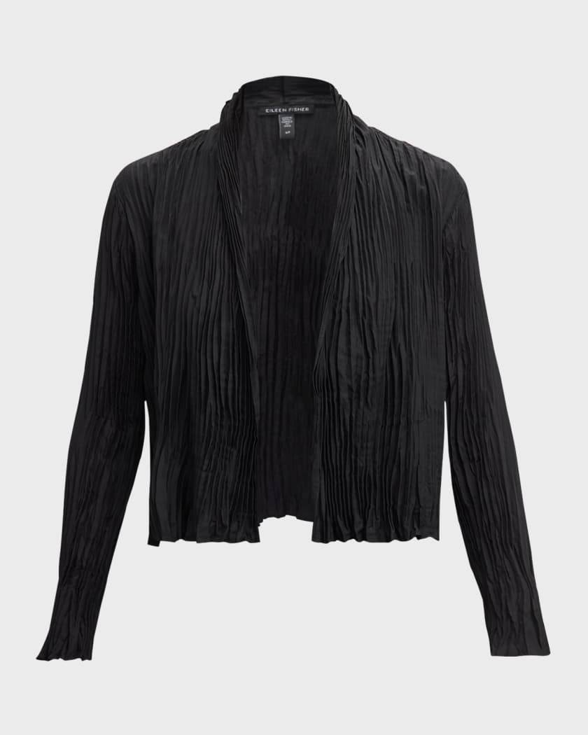 Eileen fisher silk on sale jacket