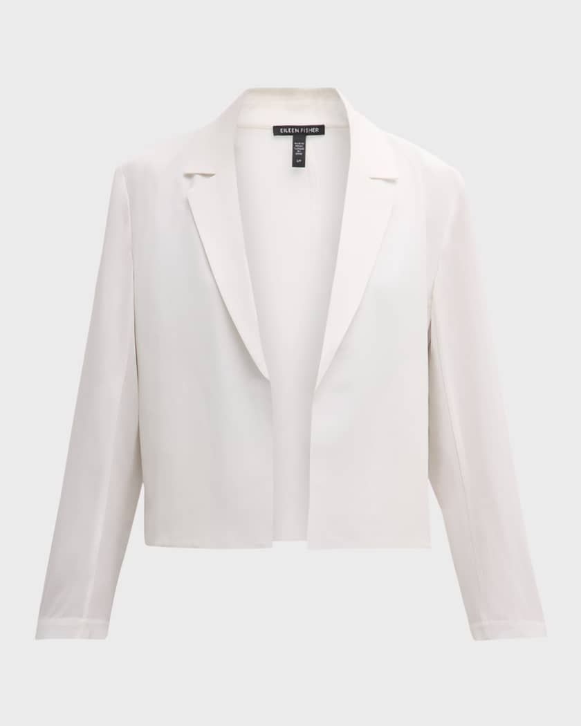 Eileen fisher new arrivals silk blazer