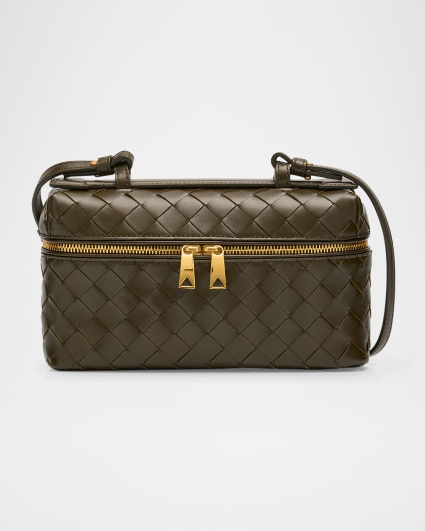 Bang Bang Vanity Intrecciato Leather Crossbody Bag | Neiman Marcus