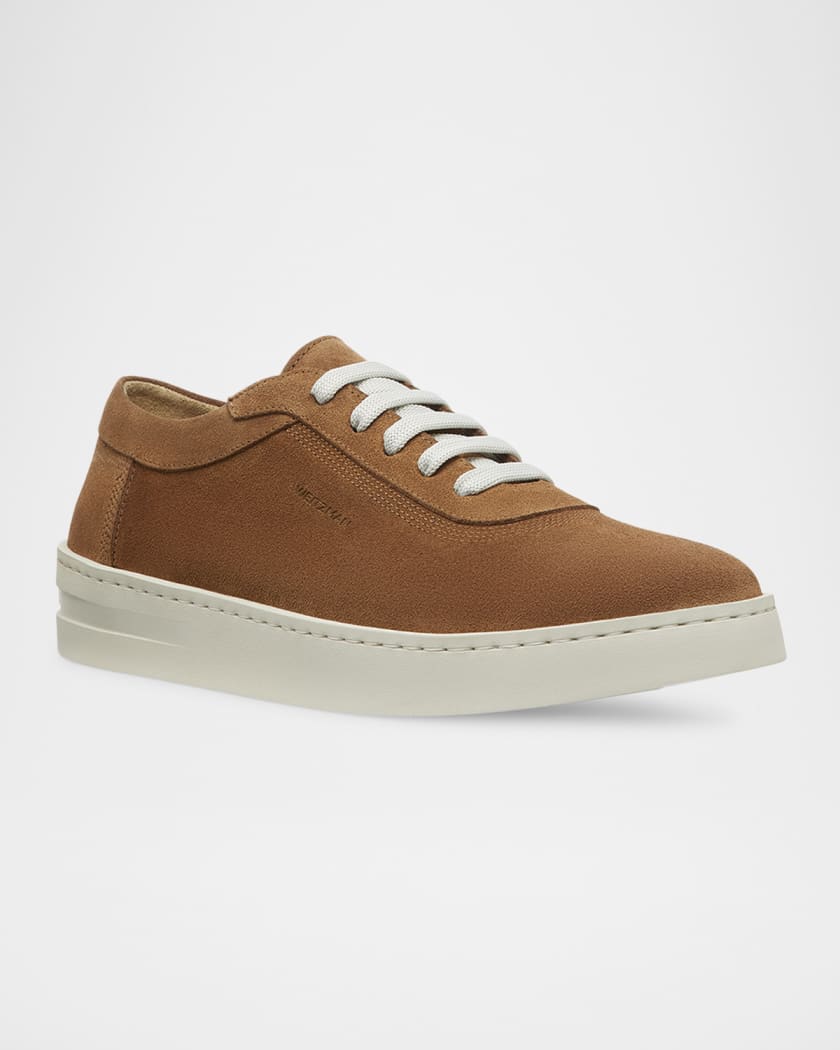 Men's Hamptons Suede Low-Top Sneakers