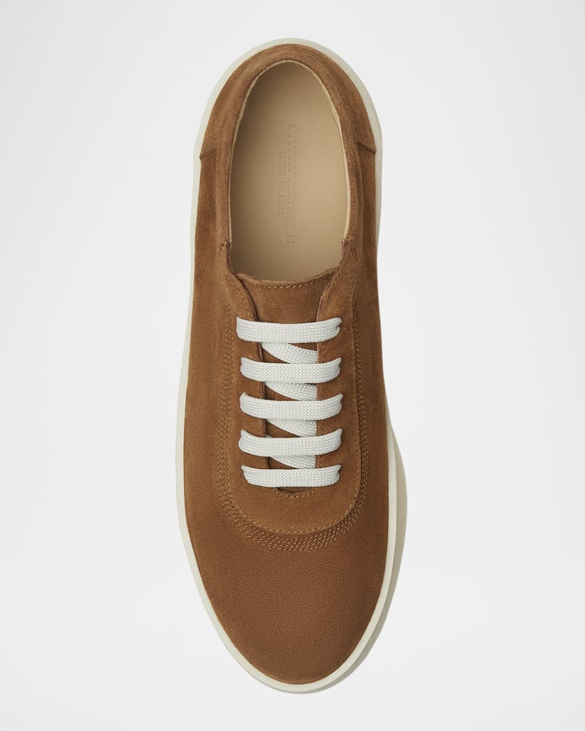 Men's Hamptons Suede Low-Top Sneakers