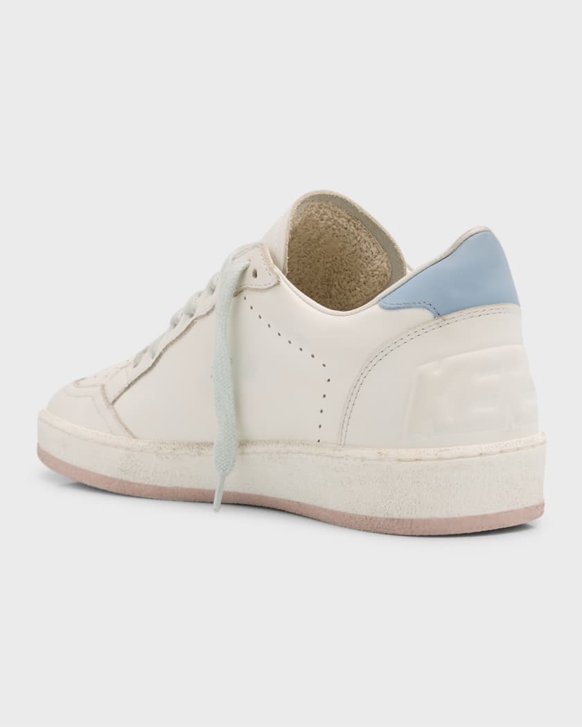 Ballstar Mixed Leather Low-Top Sneakers