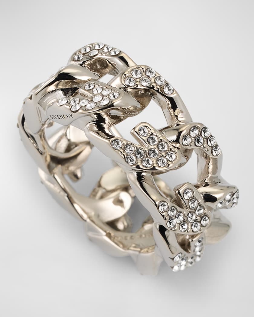 Givenchy G-Chain Crystal Ring | Neiman Marcus