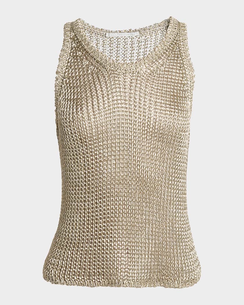 Metallic Knit Tank Top