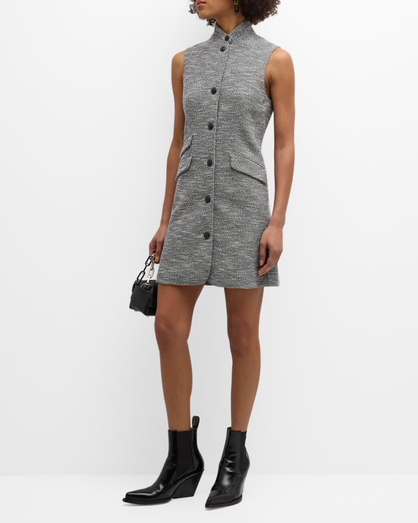 rag & bone Navy & White Slade Minidress
