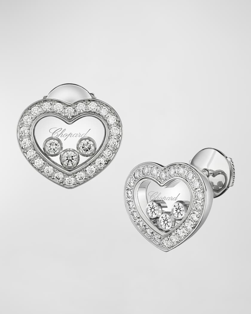 Chopard happy outlet diamond heart earrings