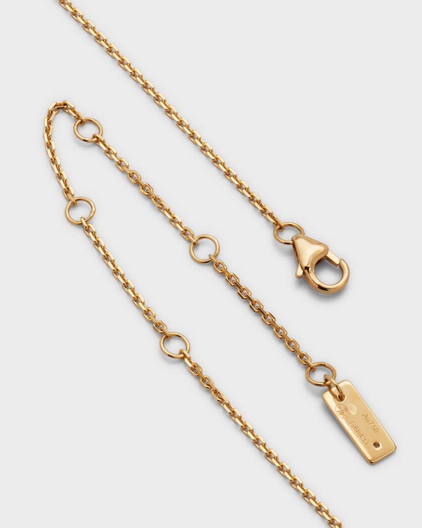 Move Uno 18K Yellow Gold 2-Row Diamond Necklace