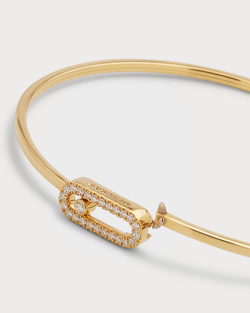 Move Uno 18K Yellow Gold Flex Diamond Bracelet