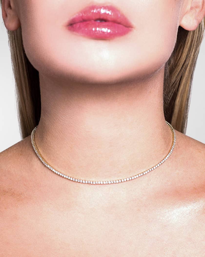 LANA Flawless Diamond Tennis Necklace