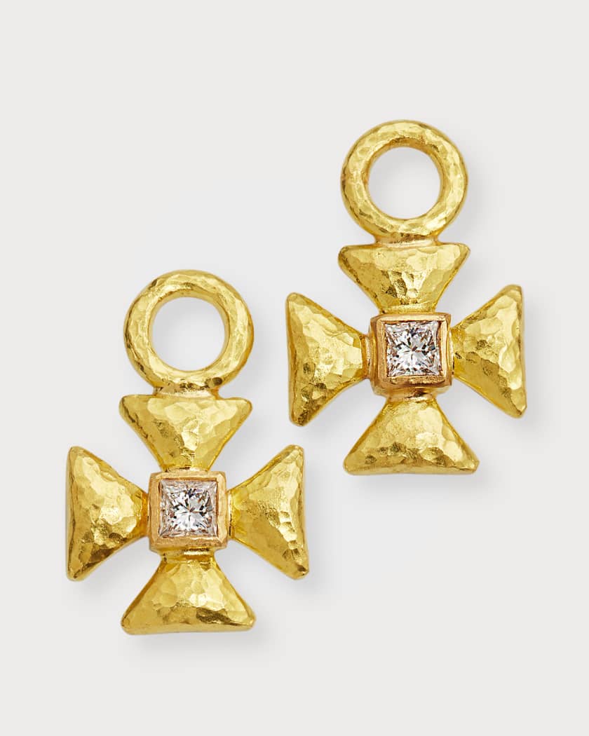 Diamond top maltese cross