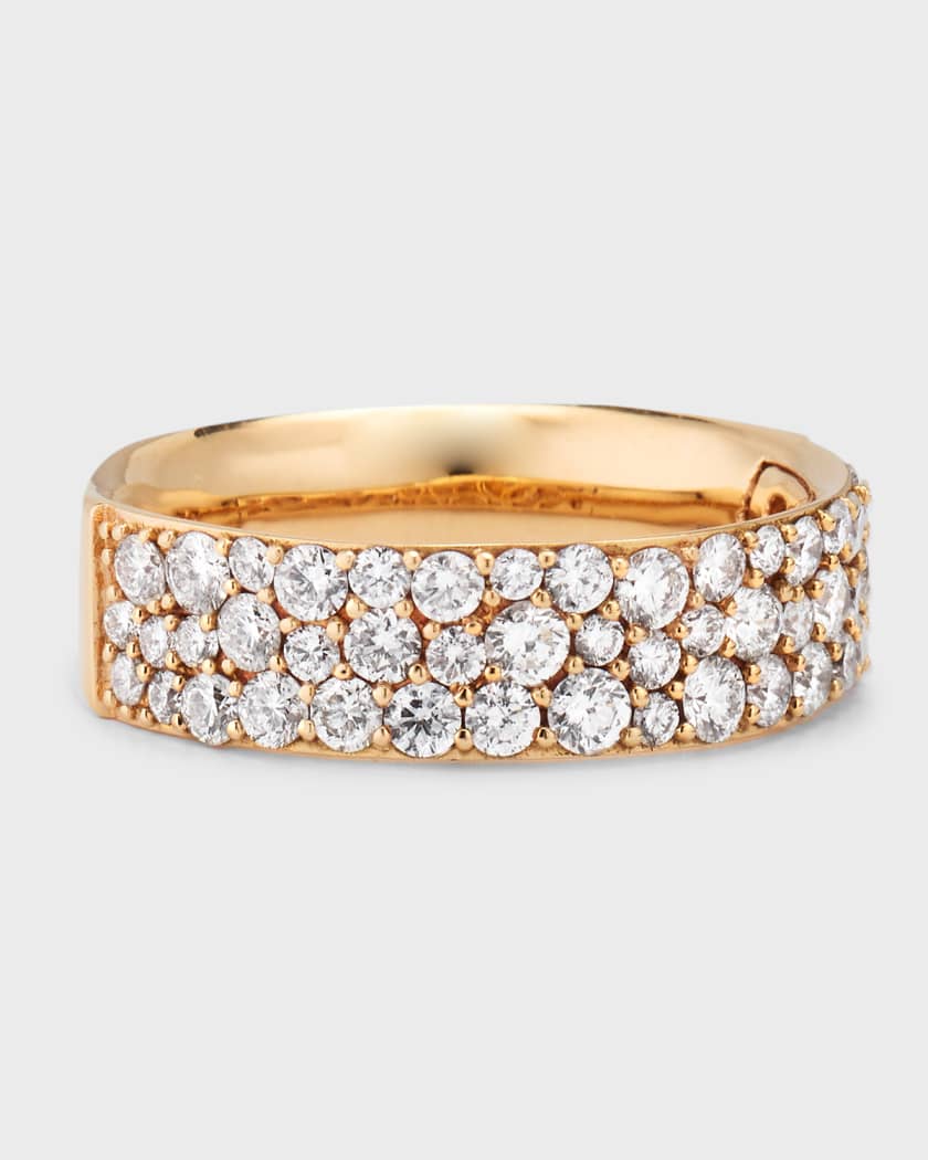 Ippolita 18k Gold Diamond Band Ring Neiman Marcus