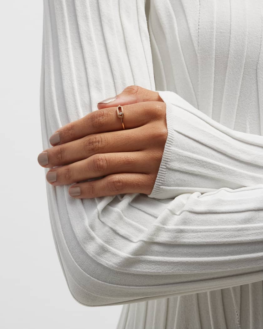 Move Uno 18K Pink Gold 1-Diamond Ring