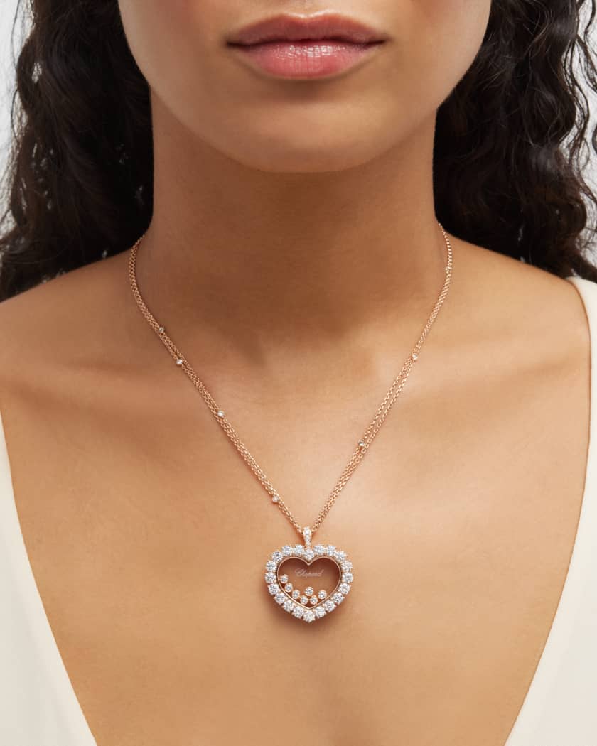 Happy diamond necklace outlet