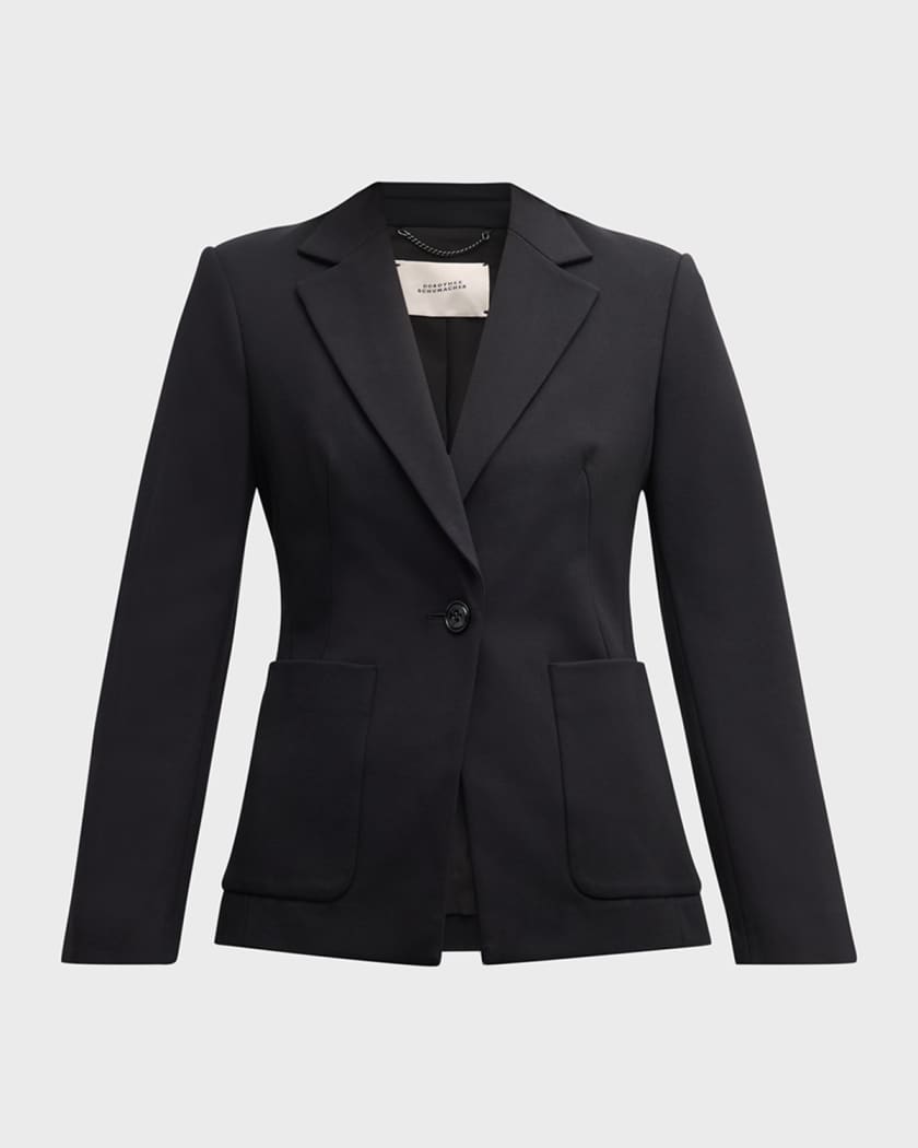 DOROTHEE SCHUMACHER Emotional Essence Single Button Jersey Jacket