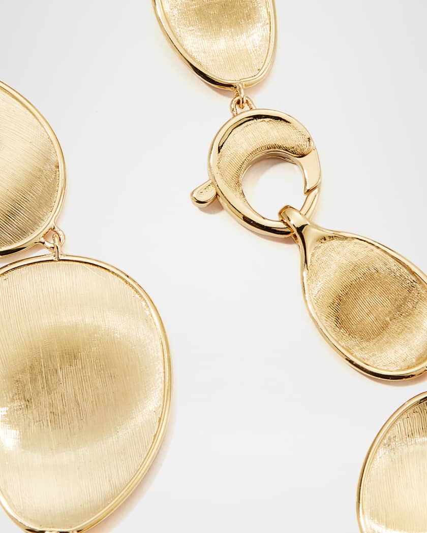 18K Yellow Gold Lunaria Graduated Bracelet, 7"L