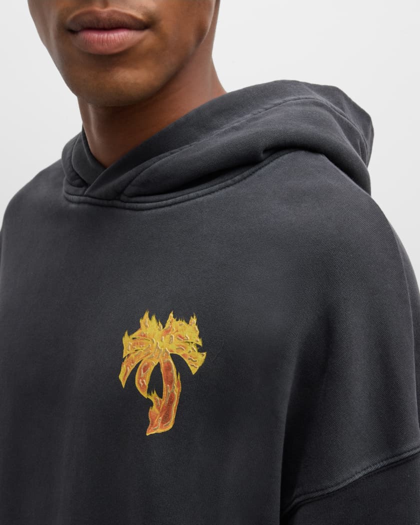 Men s Burning Palm Hoodie
