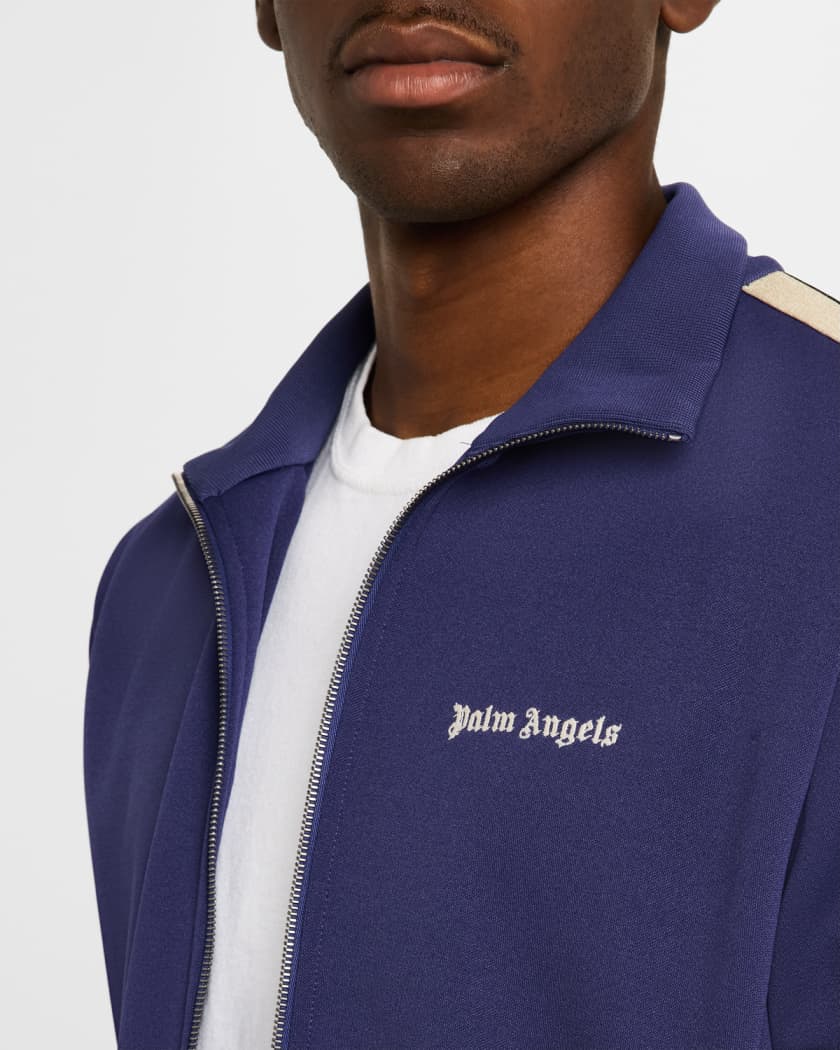 Palm angels navy track jacket cheap