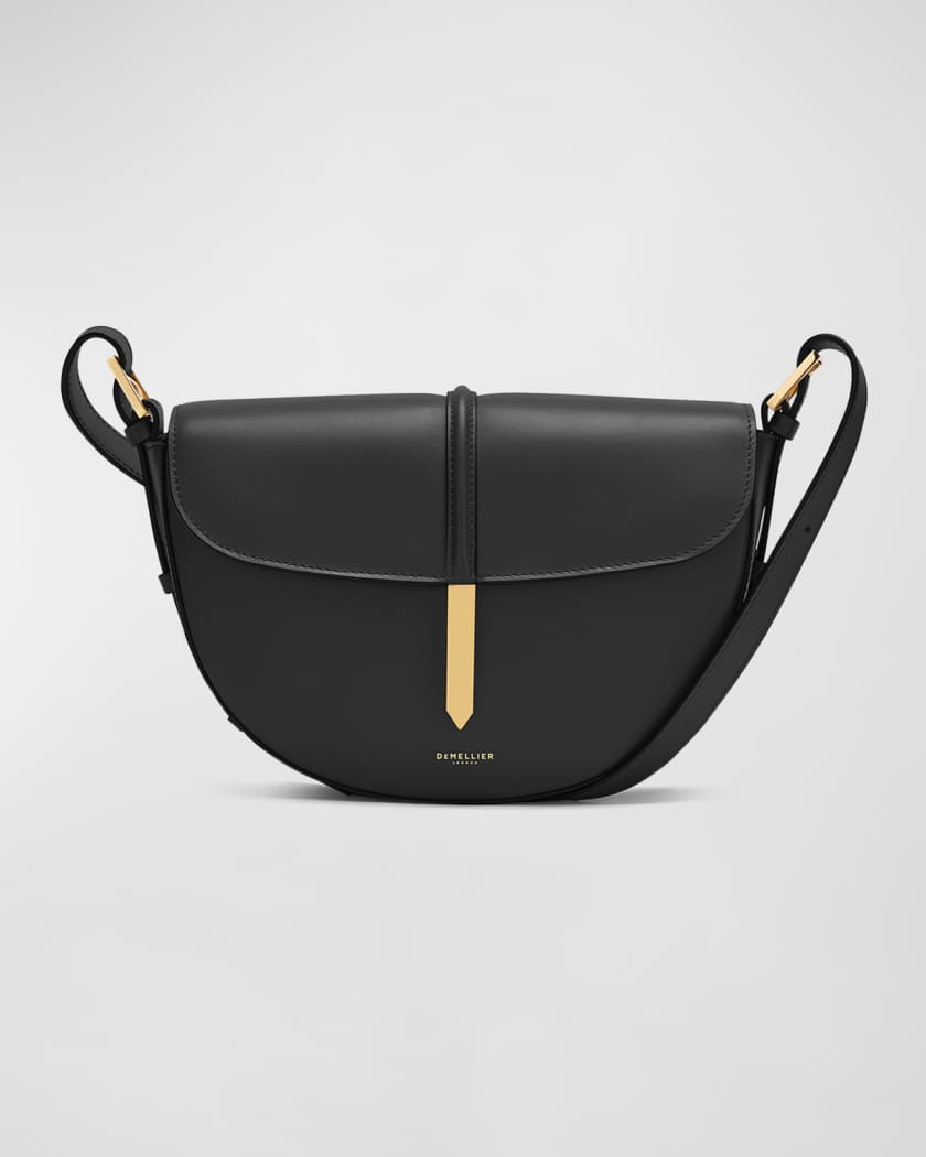 DeMellier Tokyo Flap Leather Saddle Crossbody Bag Neiman Marcus