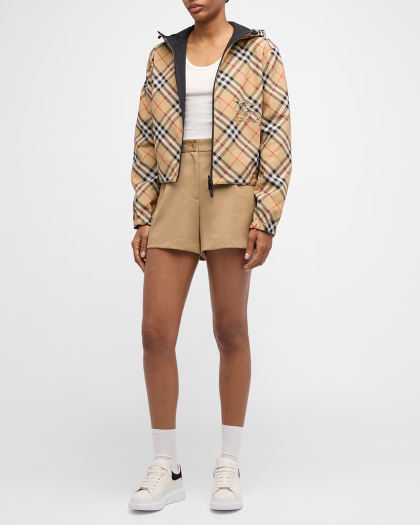Check EKD Hooded Reversible Jacket