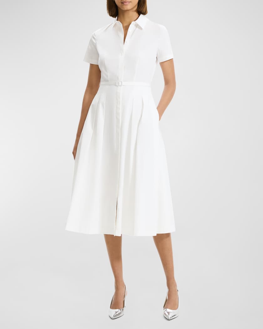 Theory white shirt hot sale dress