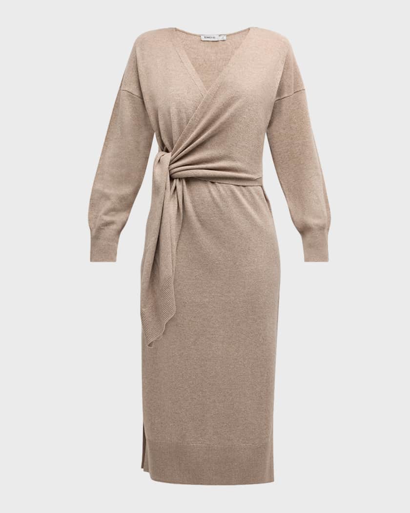 Neiman marcus wrap dress online