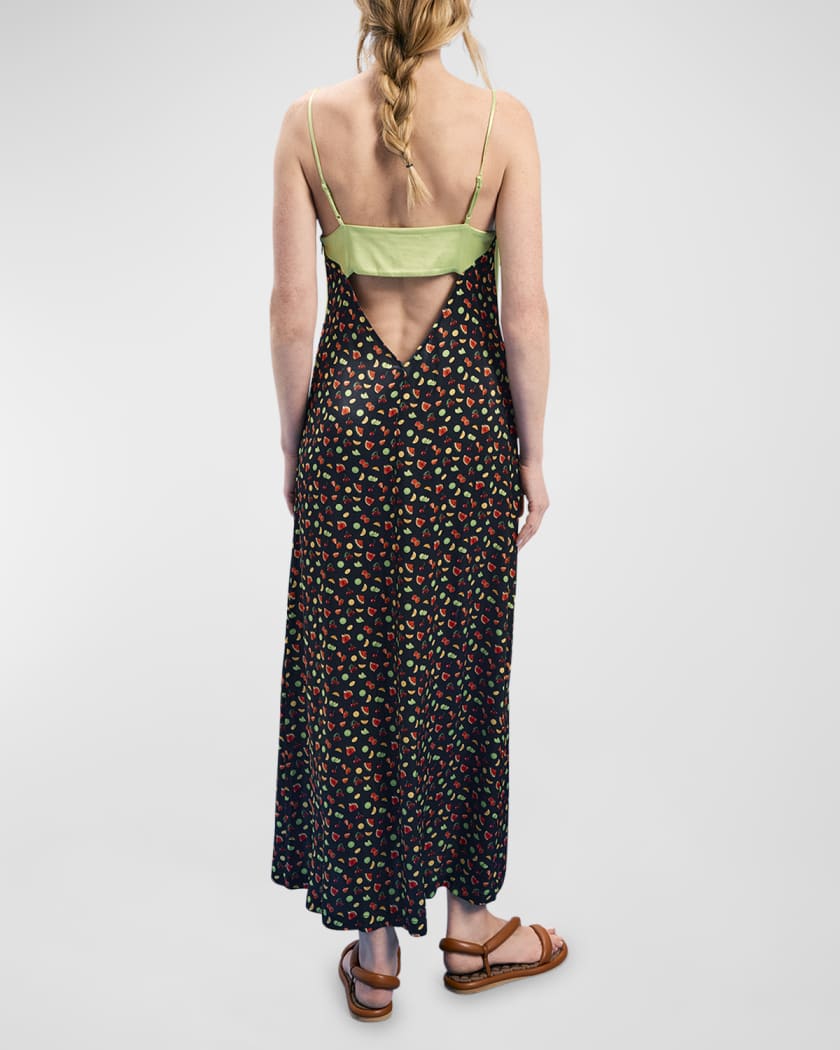 Warehouse fruit salad midi dress hot sale