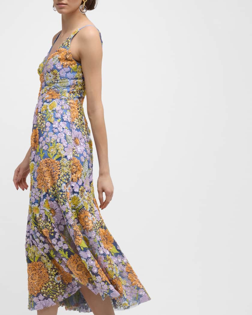 Zara printed sequin dress online