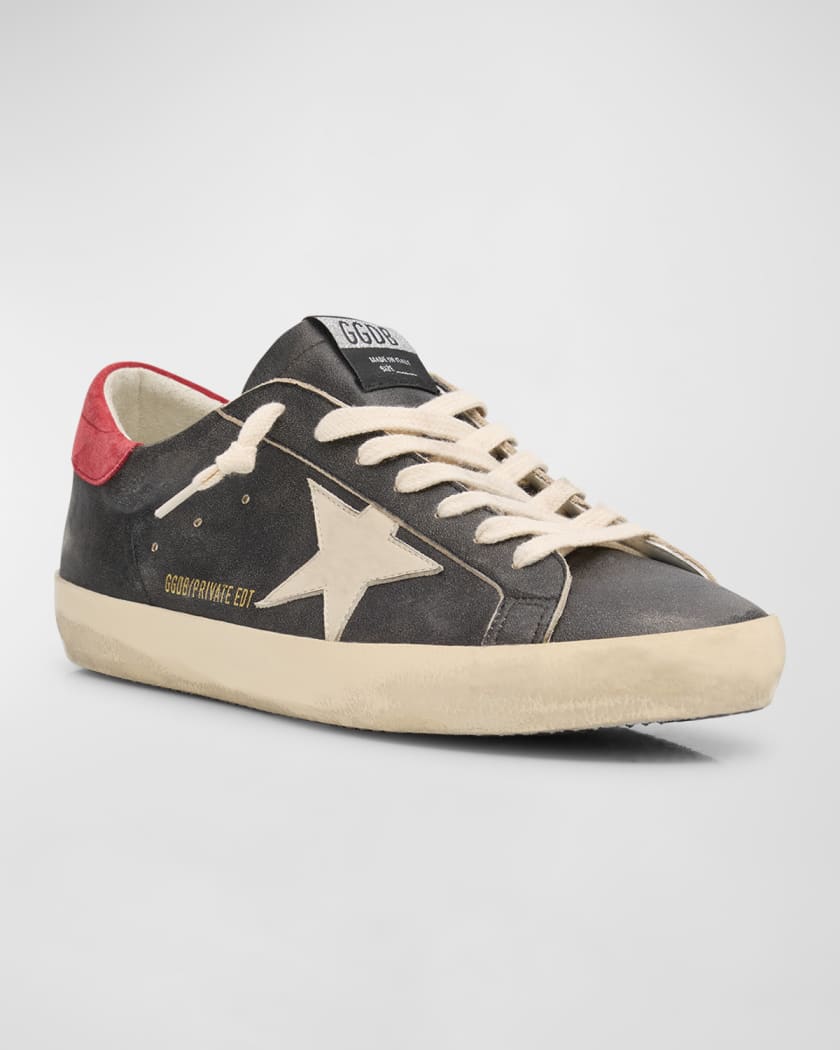 Men's Superstar Leather Low-Top Sneakers