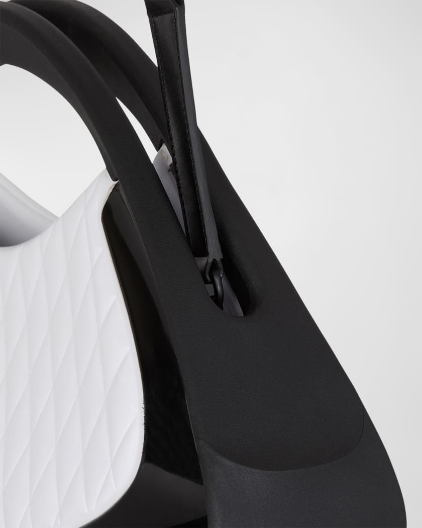 Jolie Madame Medium Top-Handle Bag in Quilted Polyurethane