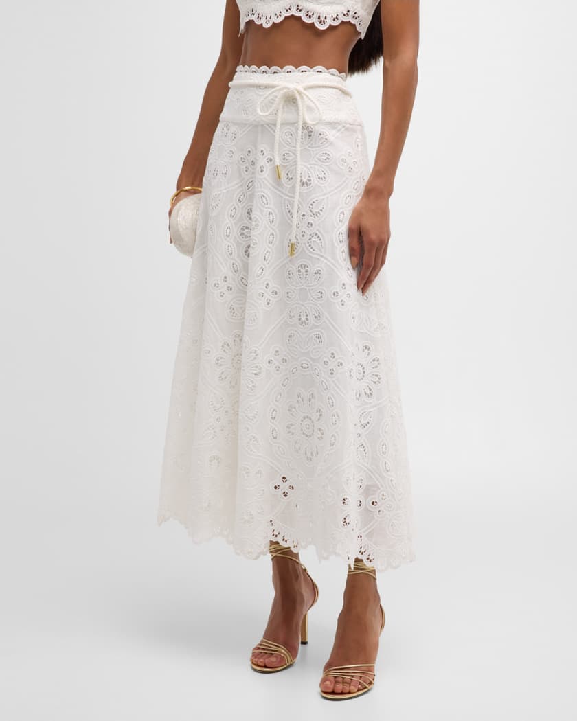 Zimmermann embroidered skirt online