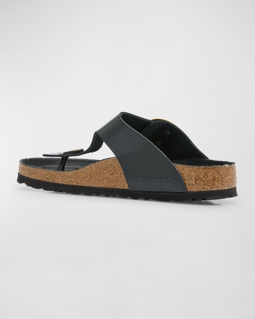 BIRKENSTOCK Gizeh Leather Buckle Thong Sandals Neiman Marcus
