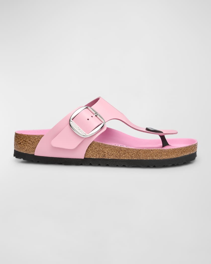 BIRKENSTOCK Gizeh Leather Buckle Thong Sandals Neiman Marcus