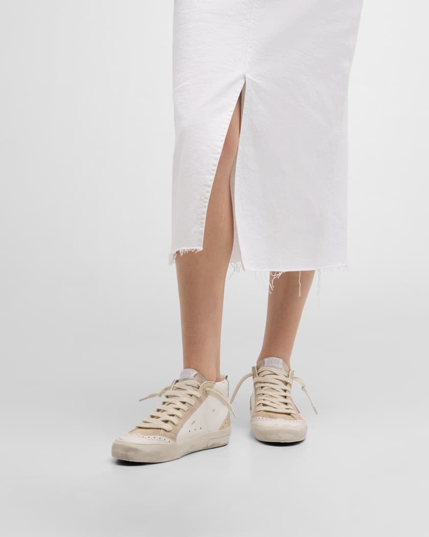 Midstar Glitter Wing-Tip Sneakers
