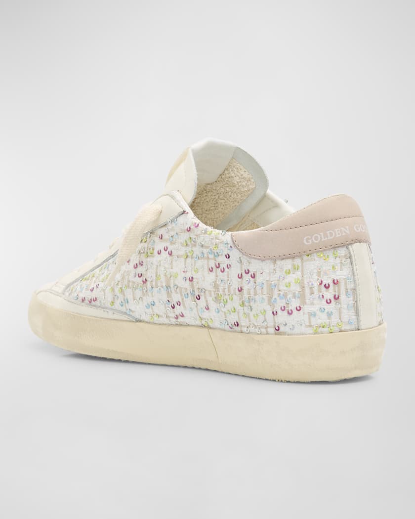 Superstar Sequin Leather Low-Top Sneakers