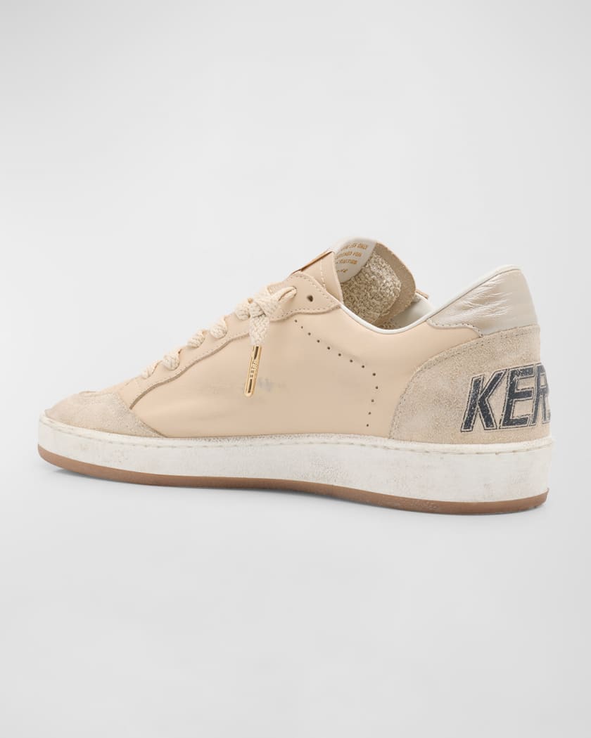 Ballstar Croco Leather Low-Top Sneakers 