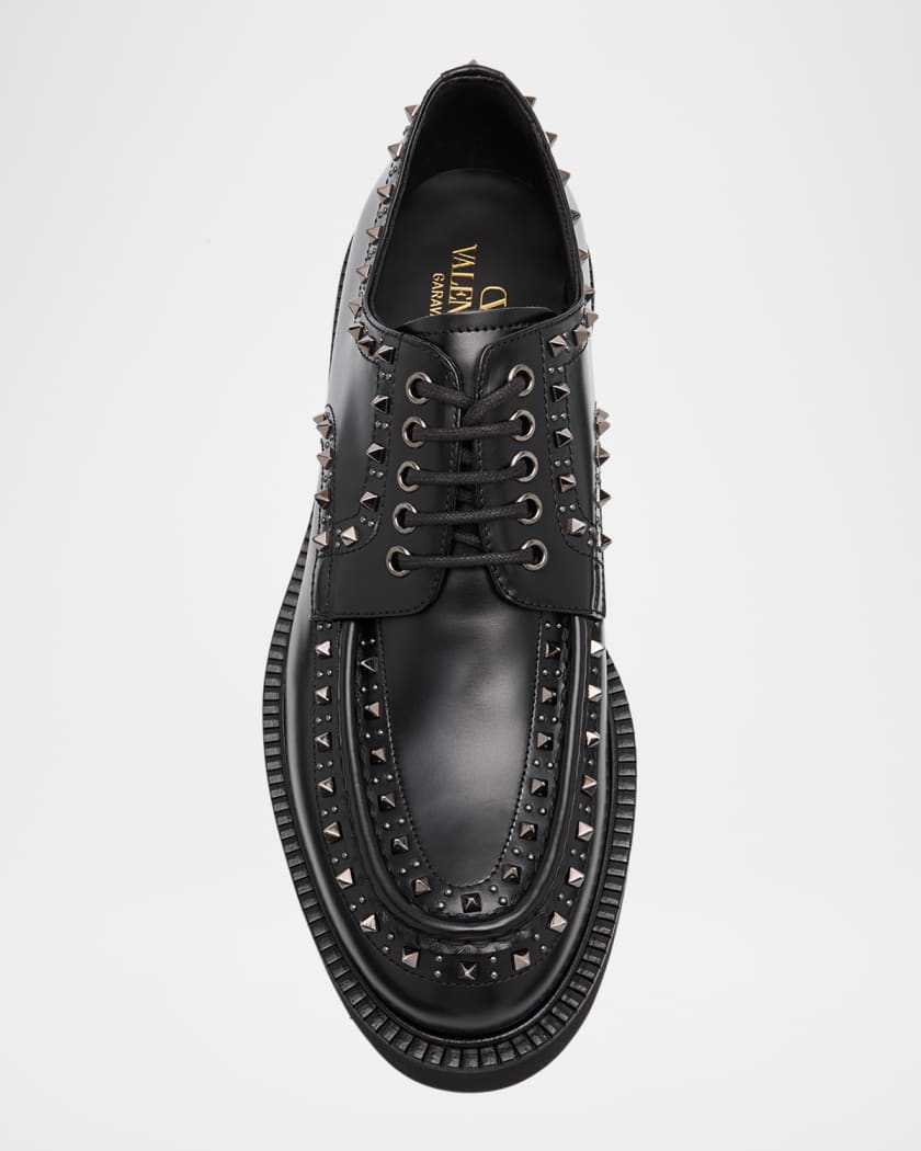 Valentino Garavani Gentleglam Derby Shoe In Calfskin for Man