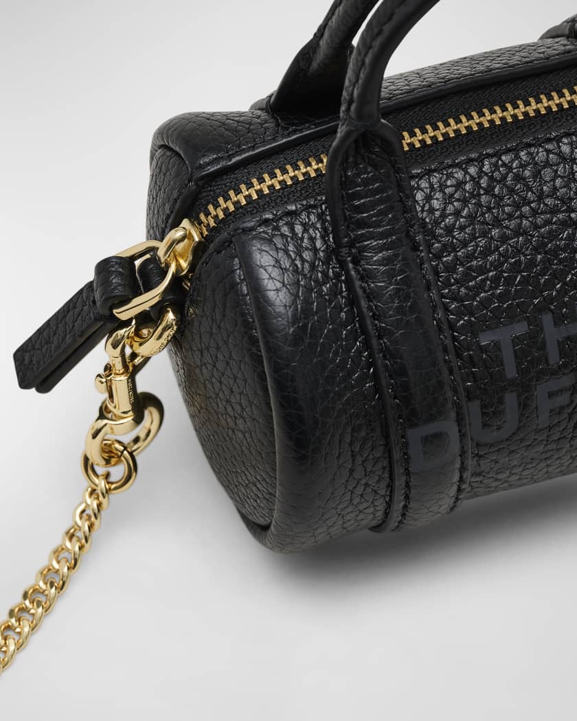 The Leather Nano Duffle Crossbody Bag